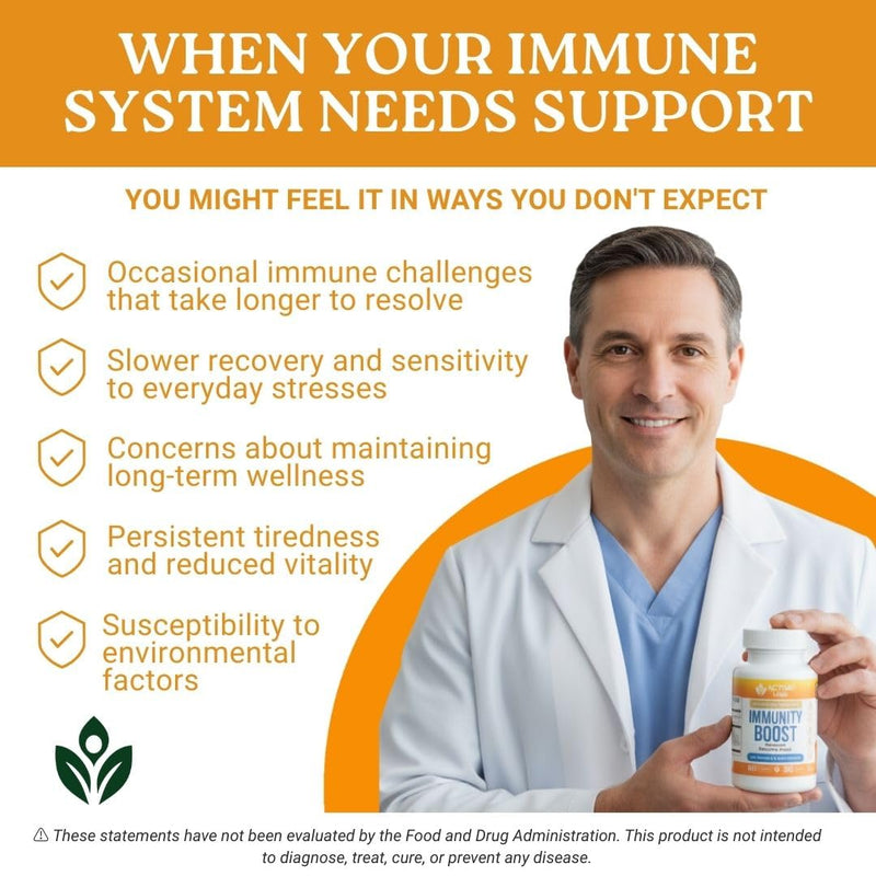 Immunity Boost, Vitamin C, E & Selenium Immune Support | Herbal Antioxidant Complex, Gut & Energy Balance Support, Non-GMO, Sugar Free, Vegan, 120 Capsules 120 Count (Pack of 2)
