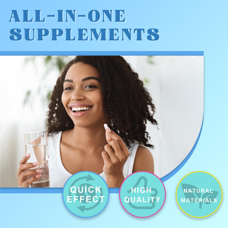 Sea Moss Black Seed Oil Ashwagandha Turmeric Bladderwrack Burdock, Elderberry Manuka Dandelion, Burdock Root Turmeric Vitamin D3 Chlorophyll - 60 Capsules