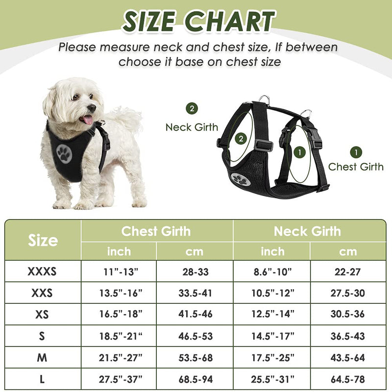 SlowTon Dog Seat Belt Harness for Car, Dog Car Harness Adjustable Mesh Breathable & Dog Seatbelt Safety Tether with Elastic Bungee for Small Medium Large Pets(Black, Double Clip, M) A-Black - BeesActive Australia