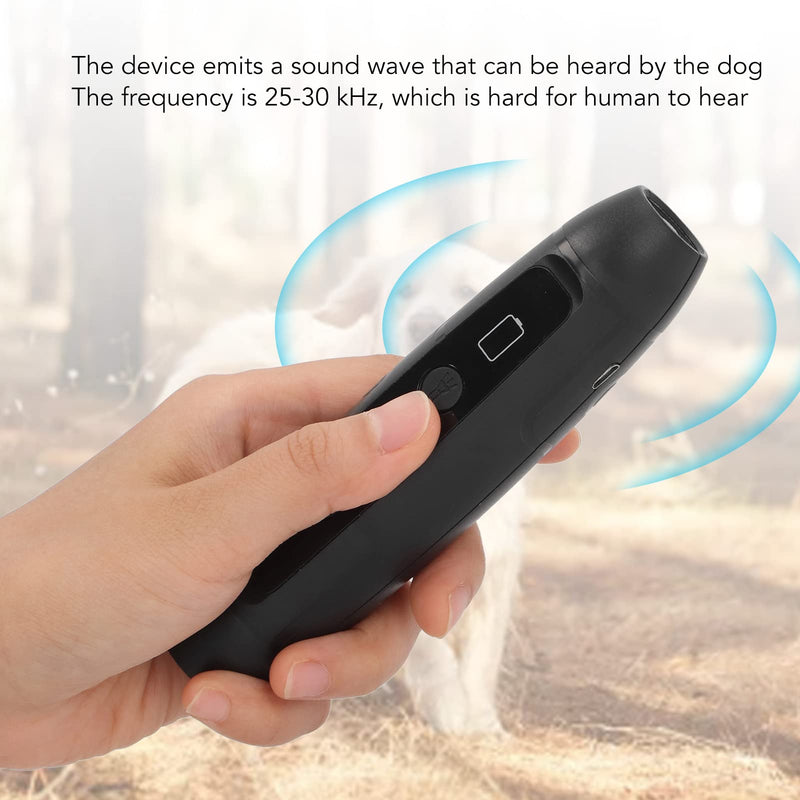 Ultrasonic Anti Barking Device, 3 Modes Dog Barking Control Device with High Bright Flashlight Humane No Bark Device for Training Indoor Outdoor