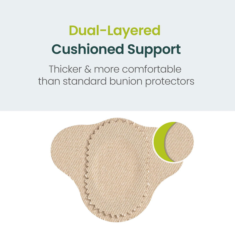 Bukihome Bunion Pads to Wear with Shoes - 48 Pcs Moleskin for Feet - Water-Resistant - Bunion Pain Relief Cushions for All-Day Comfort & Protection (Multi-Size) Multi-Size (Pack of 48) Beige - BeesActive Australia