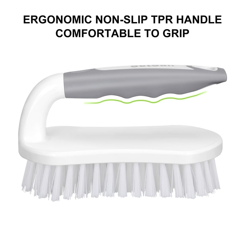 SetSail Scrub Brush, Heavy-Duty Scrub Brushes for Cleaning with Stiff Bristles Cleaning Brush for Shower, Bathroom, Carpet, Kitchen and Bathtub Scrubber - 2 Pack 2-pack - BeesActive Australia