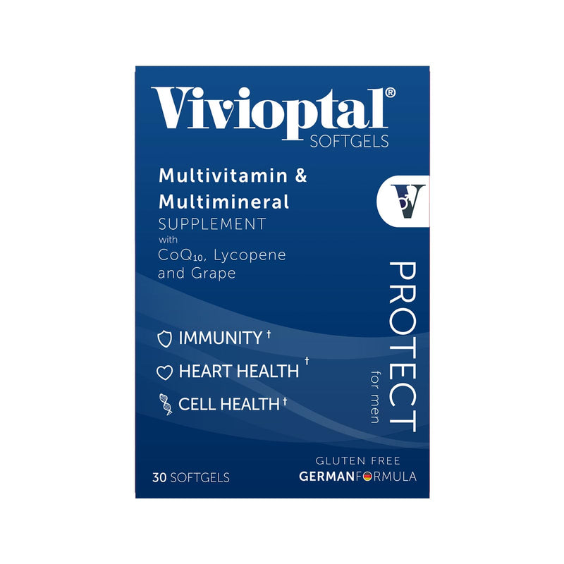 Vivioptal for Men, 30 Softgels + Vivioptal Women, 30 Softgels, Multivitamin & Multimineral, Gluten Free, German Formula
