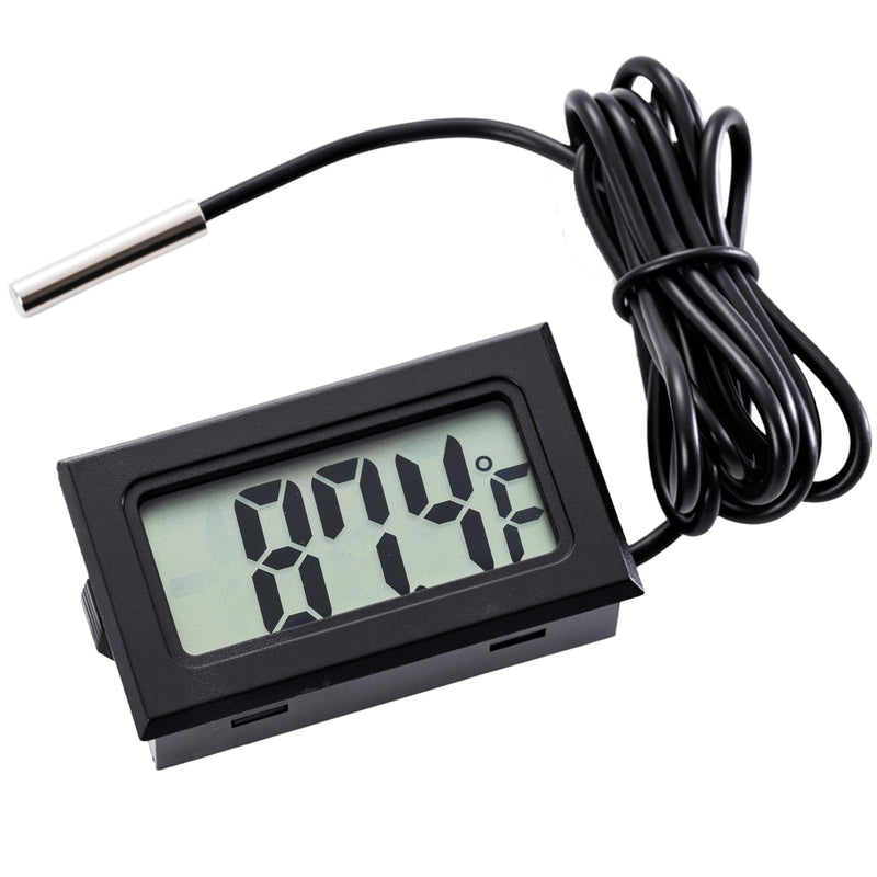 20 Pieces of Digital LCD Thermometers, Temperature Digital LCD Refrigerator Thermometers, Water Temperature, with Probes, in Fahrenheit. - BeesActive Australia