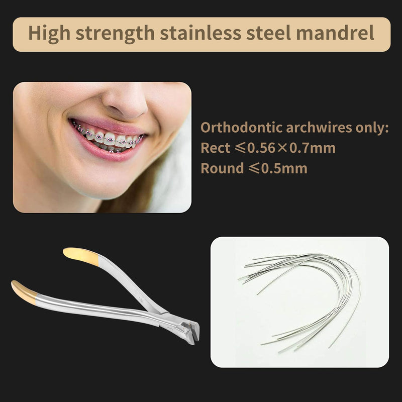 Distal End Cut Plier, Hold & Cut Hard and Soft Wire Orthodontic Cutter Dental Surgical Instrument Tool - Braces Removal Tools Tooth Pulling Kit for Dentist - 12 Months Warranty - BeesActive Australia