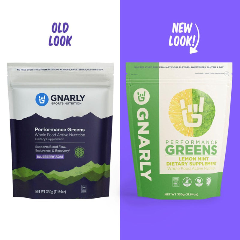 Gnarly Nutrition Greens Superfood Powder – Lemon Mint Performance Super Greens Powder – NSF Contents Certified – Organic, Probiotics & Essential Micronutrients - Lemon Mint, 11.64 oz Bag (30 Servings)