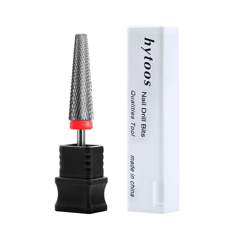 24mm Super Long 5 in 1 Nail Drill Bits, Cross Tapered Carbide Bit, 3/32" Two-way Rotate Drill Bits for Nails, Remove Acrylic Nails/Gel, Electric File Tool Drills Manicure Accessories (F) Long 24mm 24mm 5in1 - F - BeesActive Australia