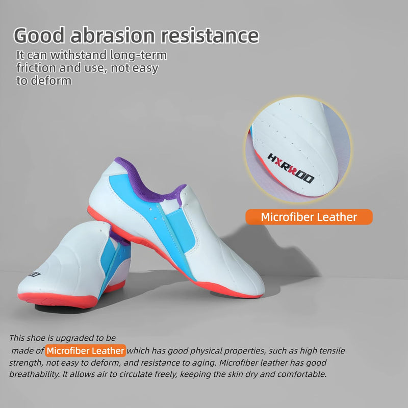 Upgraded Taekwondo Martial Arts Shoes Indoor Training Karate Shoes Lightweight and Soft for Kids Youth Adult 10.5 - BeesActive Australia