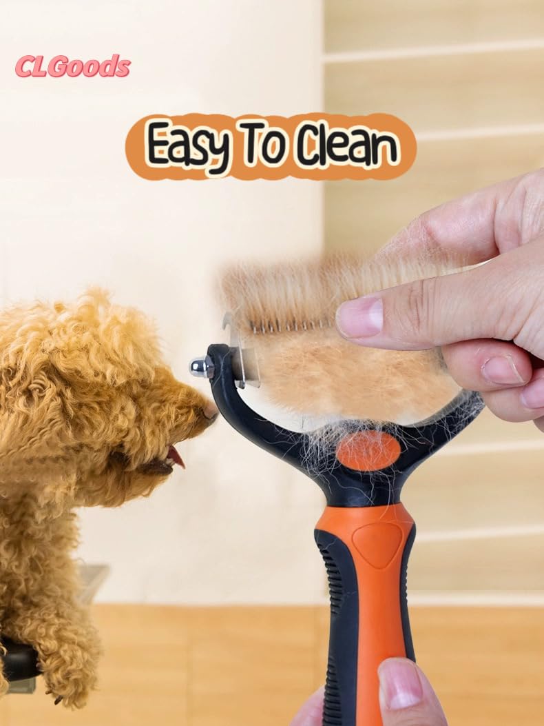 Pet Dual-Sided Dematting Comb，Pet Grooming Comb- Double Sided Shedding, Dog Comb，Pet Comb，Dog Comb for Shedding, Pet Comb - BeesActive Australia