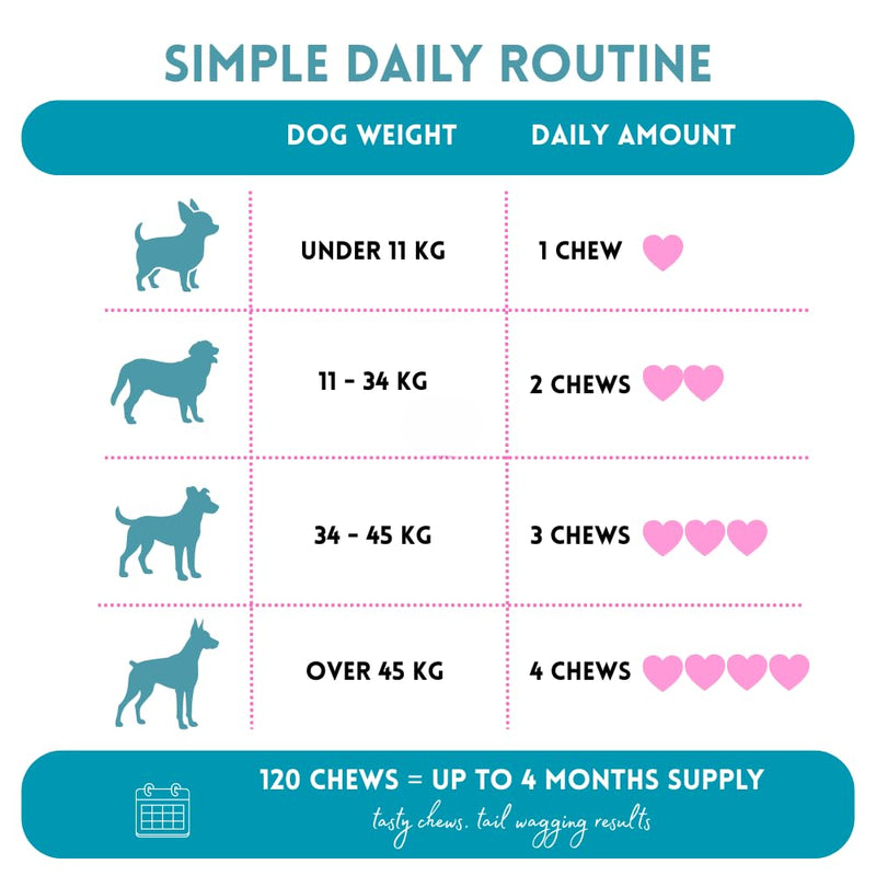 Dog Probiotics Chews for Gut Health – 3 Billion CFU, 6 Strains – Helps with Diarrhea, Itching, Gas & Scooting – Digestive, Immune & Skin Support – Soft Chews for Dogs – 120 Chews Chicken