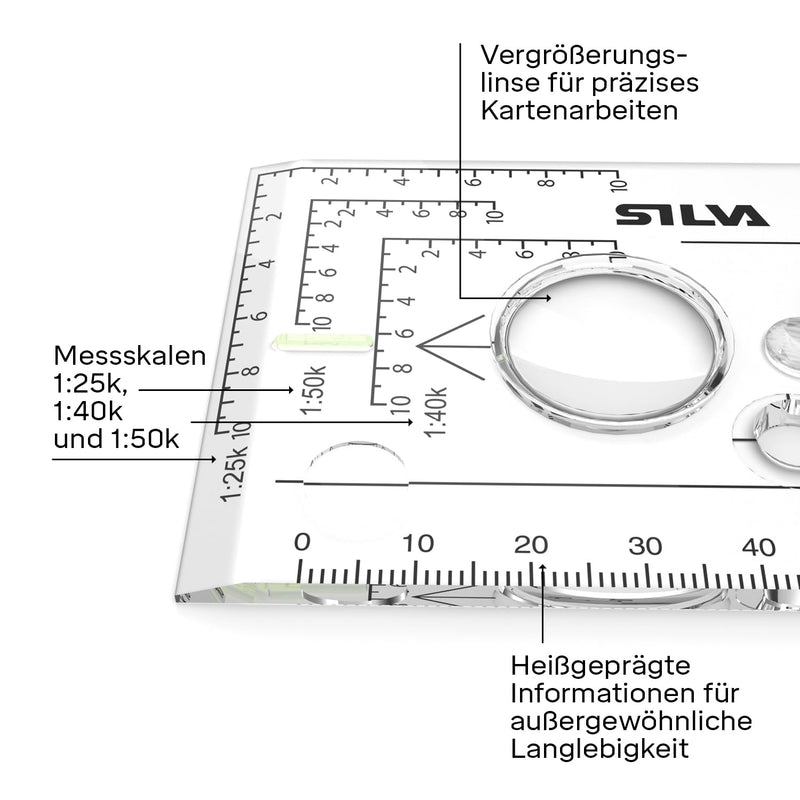 Silva Expedition 4 Rotatable Compass - 1:25k, 1:40k, 1:50k Scales - Advanced Navigation for Professionals - Hiking Compass - BeesActive Australia