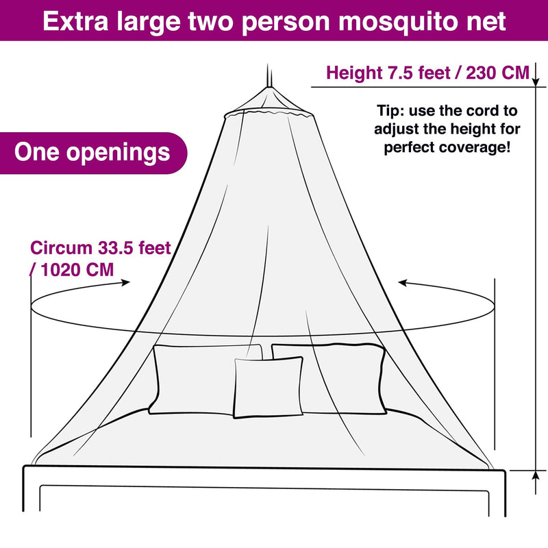 Blue Canopy for Girls Bed with Pre-Glued Glow in The Dark Stars - Princess Mosquito Net Room Decor - Kids & Baby Bedroom Tent with Galaxy Lights - 1 Opening Canopy Bed & Hanging Kit Included Stars Yellow - Blue Netting - BeesActive Australia