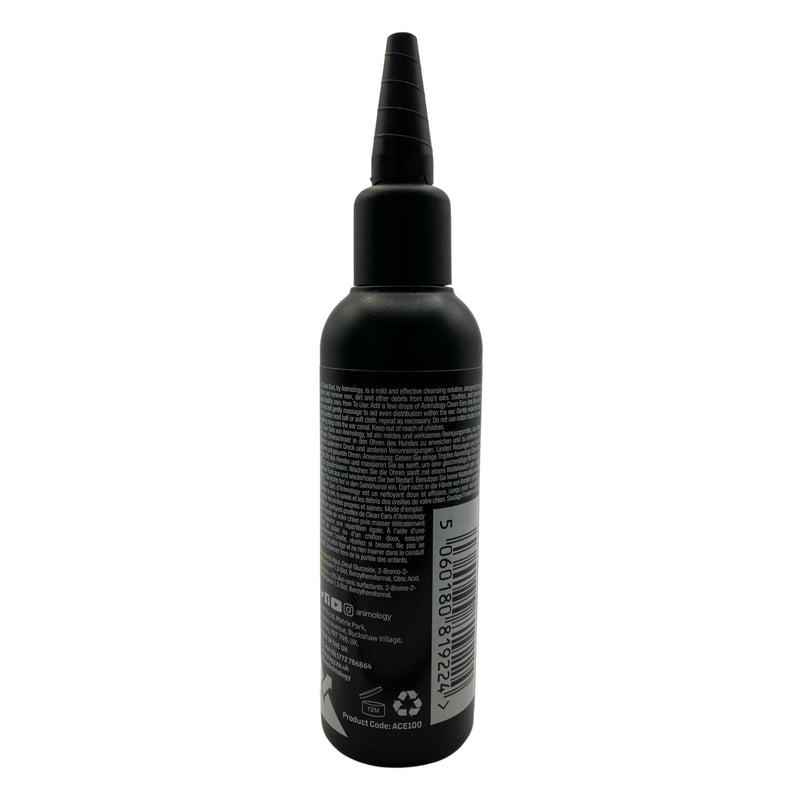 Animology Clean Ears Vegan Gentle & Effective Soothing Dog Ear Cleaning Solution 100ml