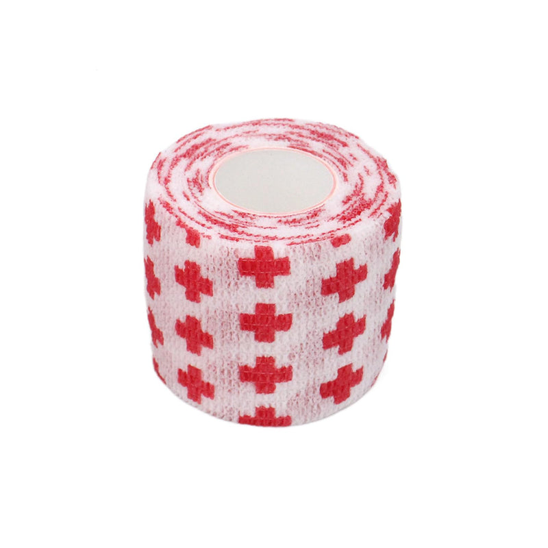 Self Adhesive Bandage Wrap Animal Cohesive Bandage Self Adherent Wrap First Aid Tape for Dogs Cats Horses Birds & Wrist Healing Ankle Sprain (2 Inch Grid Set 6 Rolls) 2 Inch Grid Set 6 Rolls - BeesActive Australia