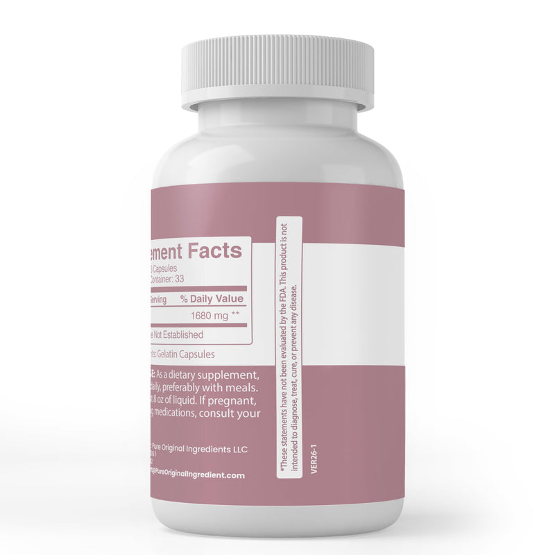 Pure Original Ingredients, Inositol Vitamin B8, 100 Capsules | For ingredient-focused supplementation