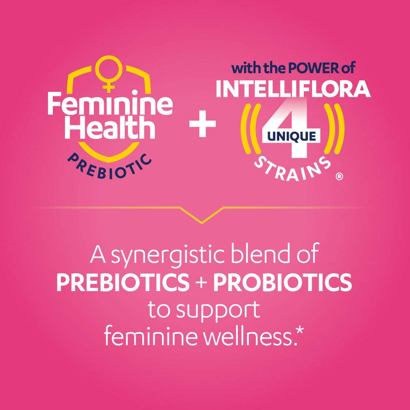 AZO Dual Protection, Urinary + Vaginal Support, Prebiotics and Probiotics for Women*, Starts Working Within 24 Hours, Non-GMO, 30 Count 30 Count (Pack of 1) - BeesActive Australia