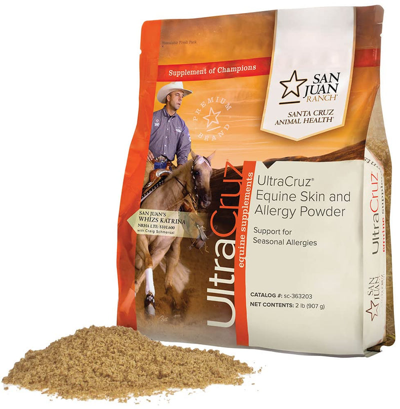 UltraCruz-sc-363203 Equine Skin and Allergy Supplement for Horses, 2 lb, Powder (82 Day Supply) - BeesActive Australia