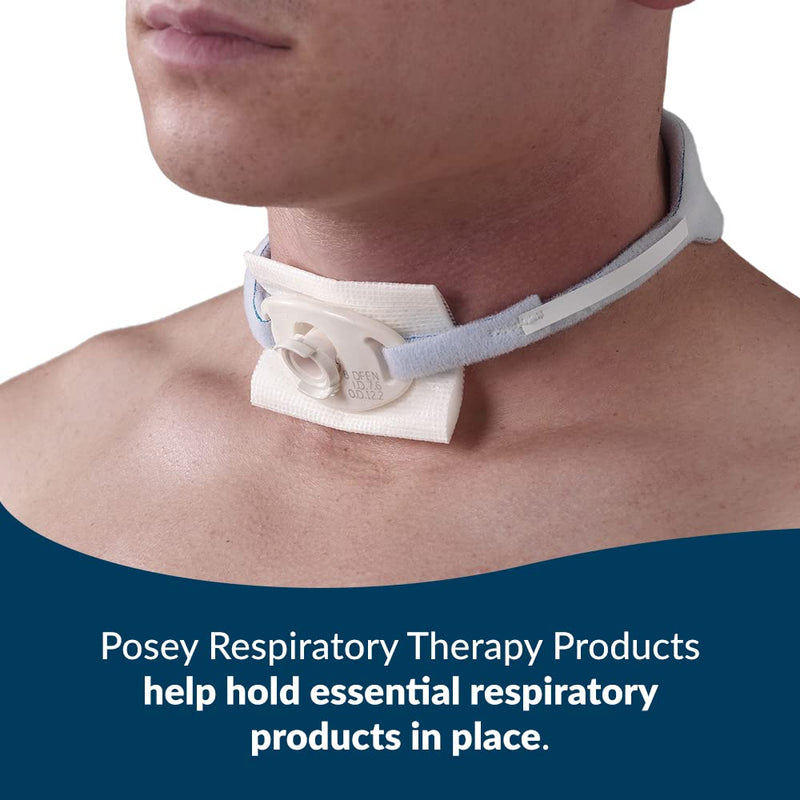 TIDI Posey Foam Trach Tie – Medium – 1 Package of 12 Ties – Tracheostomy Tube Holder – Home Care (8197M) Standard Trach Tie - BeesActive Australia