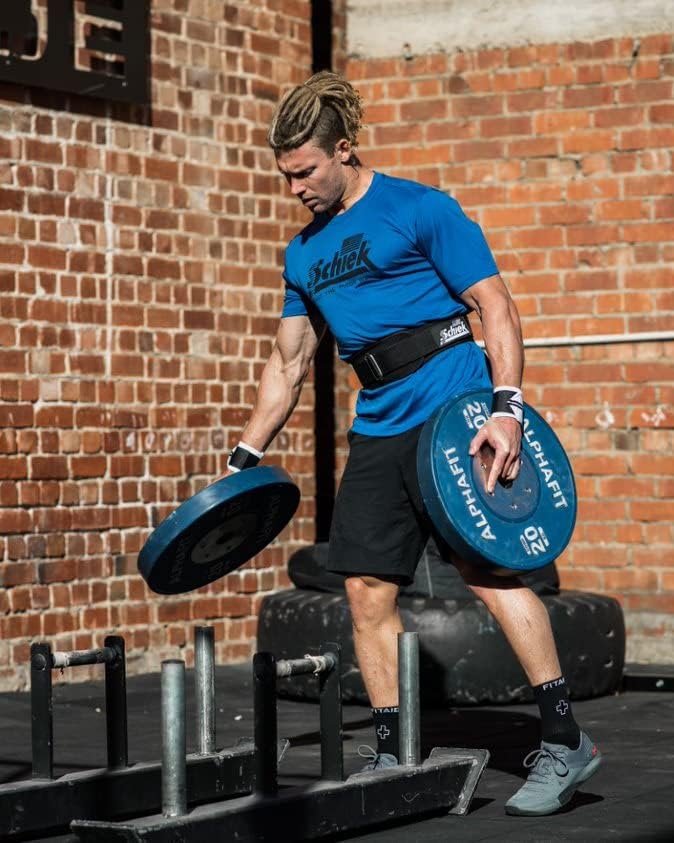 Schiek Sports Model 2004 Nylon 4 3/4" Weight Lifting Belt - Black Small - BeesActive Australia