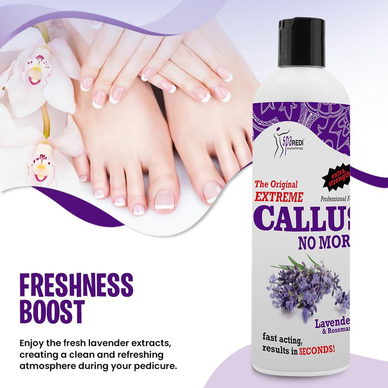 SPA REDI Callus Remover - Professional-Grade Callus Dissolving Treatment - Stop Scraping. Start Dissolving. Chemically Dissolve Toughest Buildup for a Dramatic 'Wow' Transformation 12 Oz - BeesActive Australia