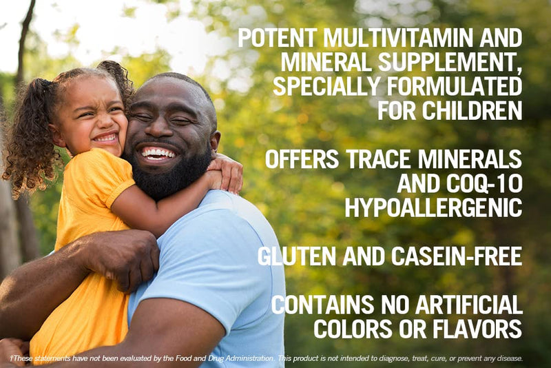 Kirkman Children's Multivitamin & Mineral - 120 Capsules - 21 Essential Nutrients - Hypoallergenic - Gluten Free - Casein Free 120 Count (Pack of 1)