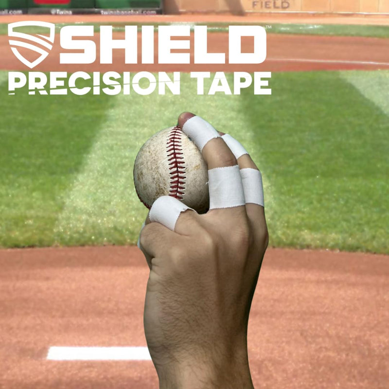 SHIELD 1 Inch Athletic Tape – Precision Tape 12 Pack – Strong Cotton, No Residue – Made in USA – Rigid Sports Wrap for Fingers, Thumbs, Toes, First Aid, Training - BeesActive Australia