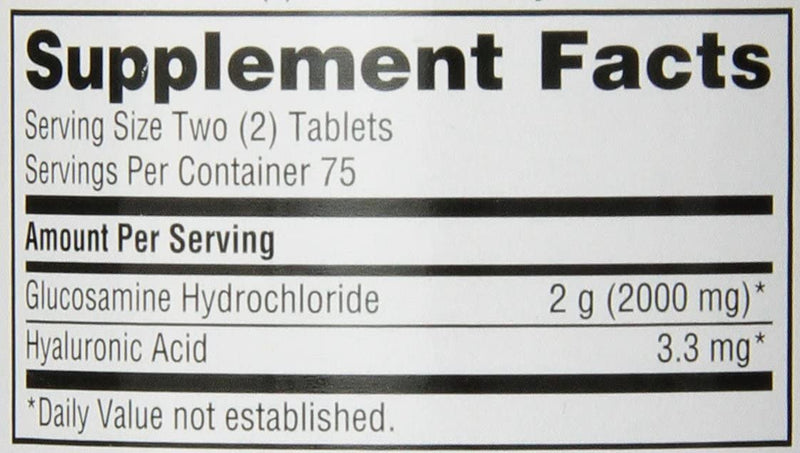 Schiff Glucosamine with Hyaluronic Acid, 2000mg Glucosamine, Joint Care Supplement Helps Lubricate & Protect Joints*, 150 Count (Pack of 2) no artificial flavors 150 Count (Pack of 2) - BeesActive Australia