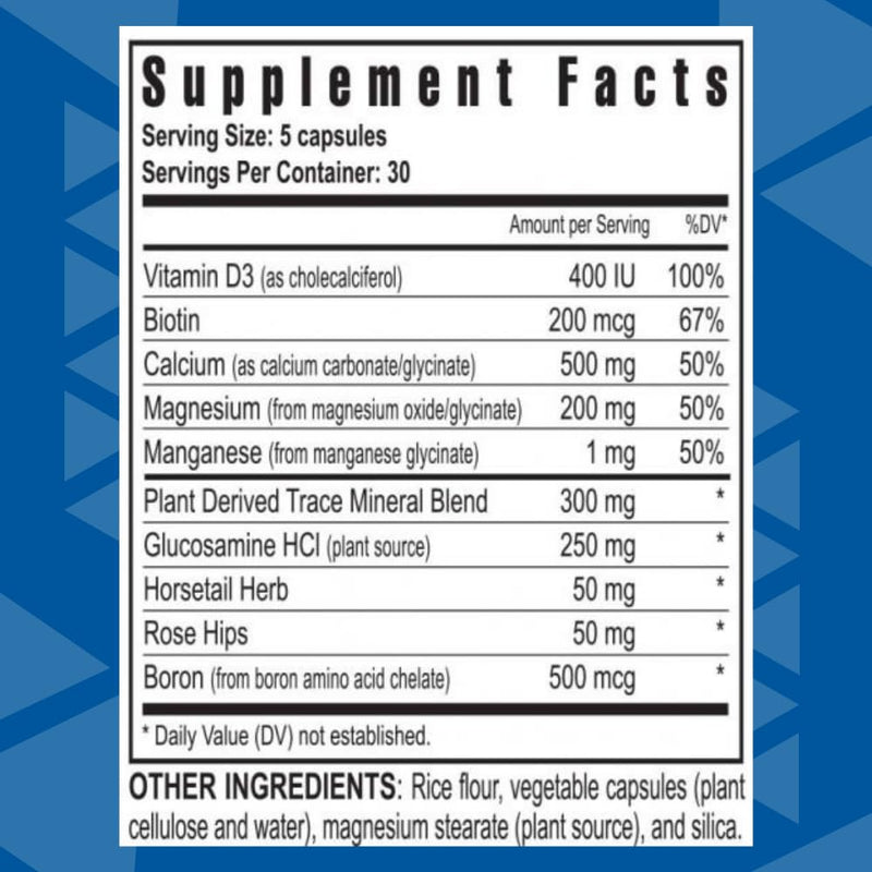 Youngevity Bone Building Formula Calcium Magnesium D3 Support, 150 Caps | Calcium, magnesium, vitamin D3, biotin, glucosamine HCl, boron, trace minerals, horsetail, rosehips, 150 caps, bone support