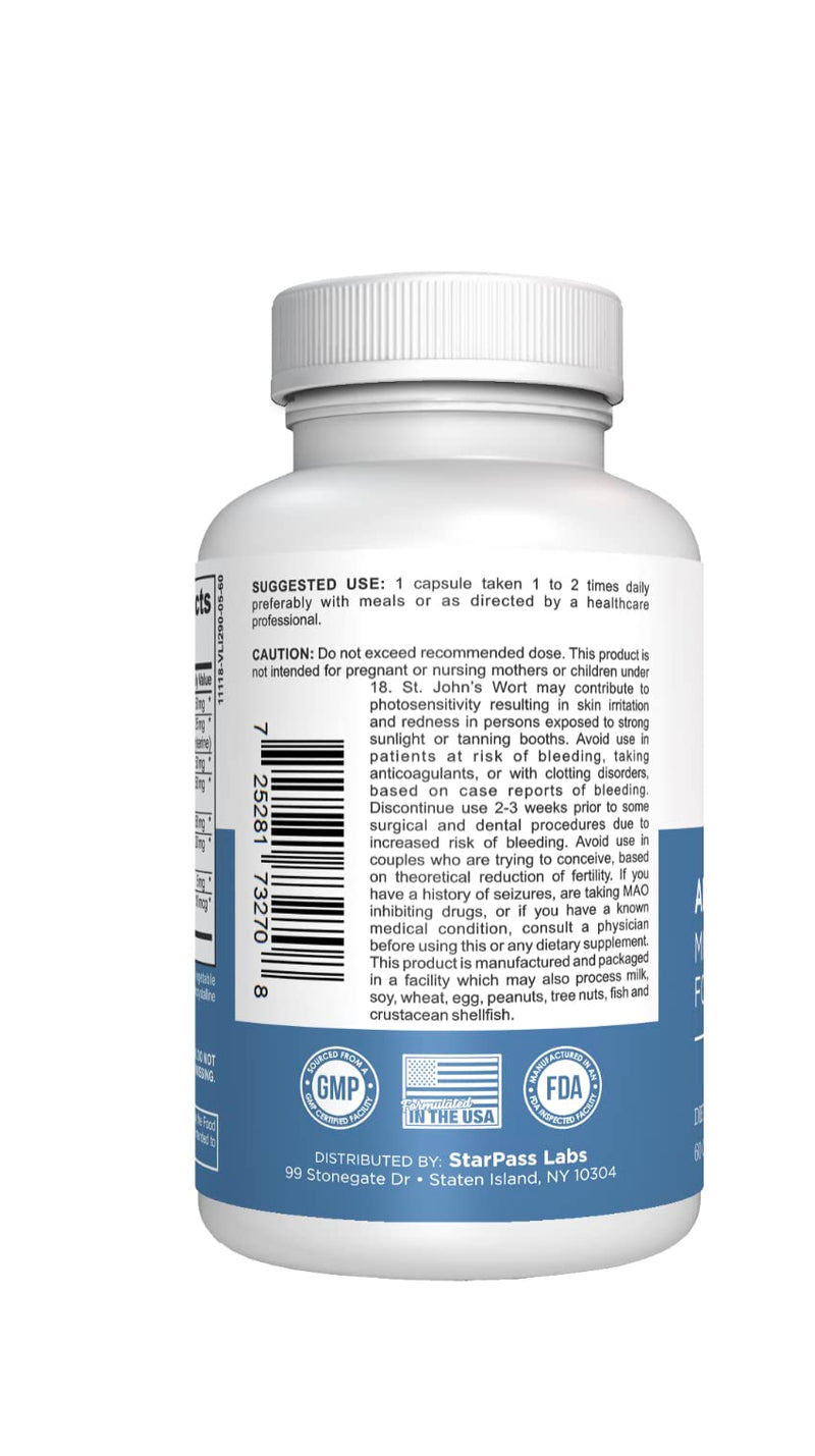 Advanced Memory Formula Extreme Brain Booster, Brain Supplement for Memory, Focus and Mental Performance, Memory Vitamins for Better Brain Health, Manufactured in The USA