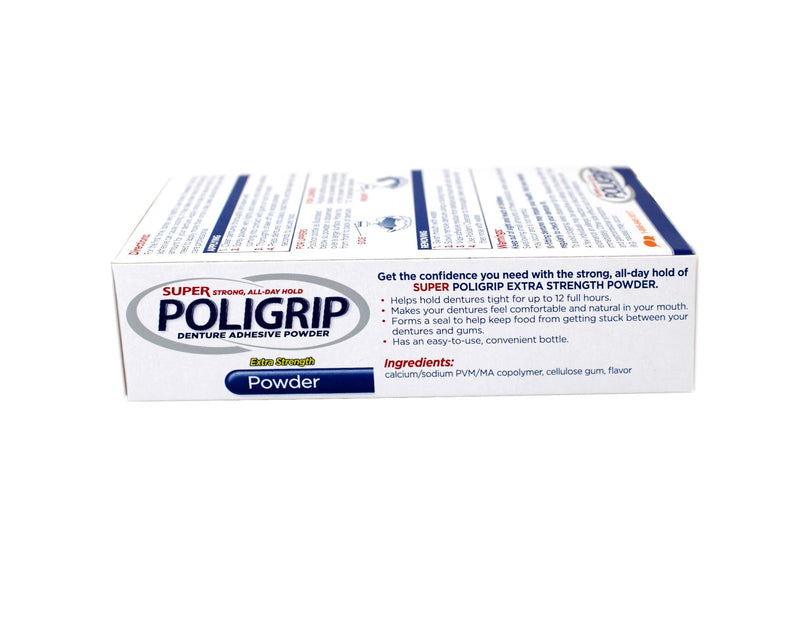 Super Poli-Grip 07801 Denture Powder (Pack of 6)
