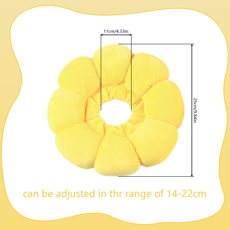 Cat neck collar, soft neck collar for cats, adjustable cat collar, sunflower cat collar for after operations, for small dogs and cats - BeesActive Australia