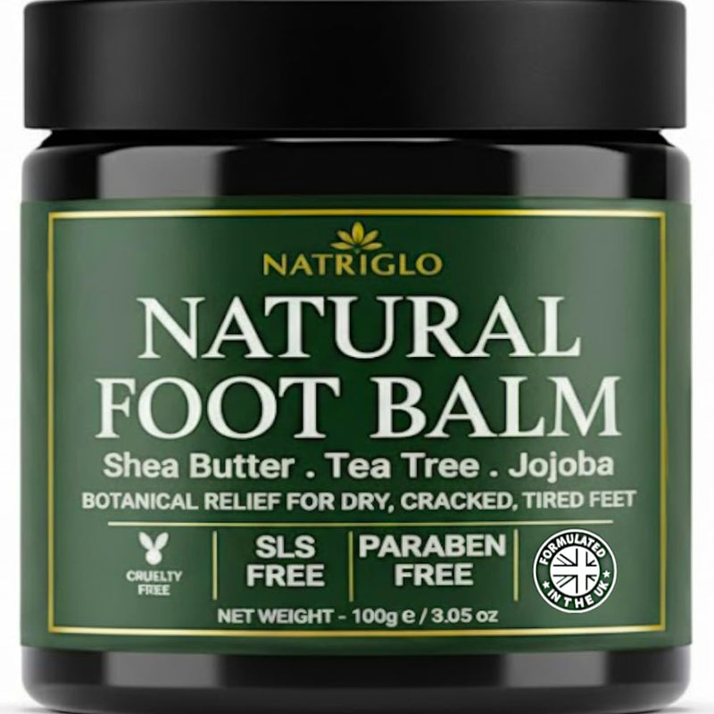 Organic Tea Tree Foot Balm for Dry Cracked Feet & Heels - Intensive Callus Remover & Foot Repair Cream with Shea Butter - Moisturizer for Rough Hard Skin & Cracked Heel Treatment for Men & Women 3.5 Ounce (Pack of 1) - BeesActive Australia