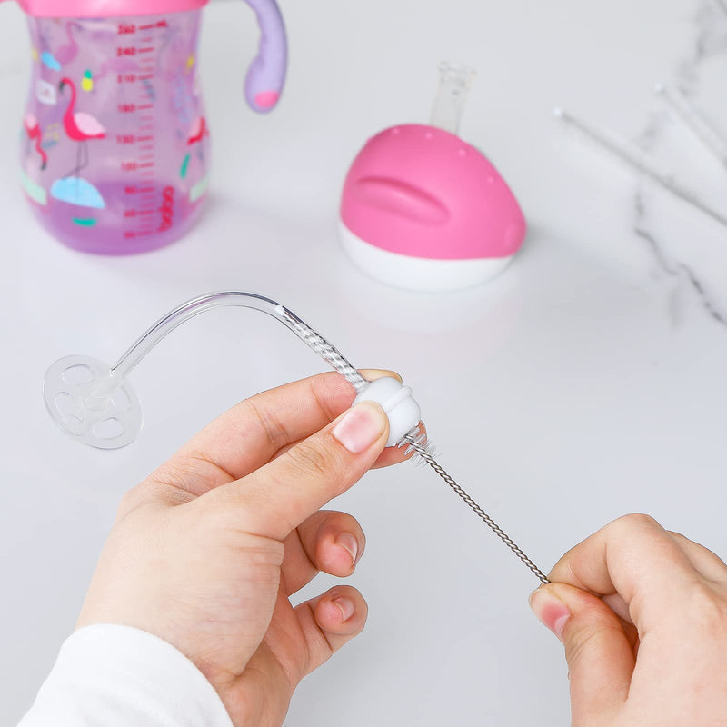 Hiware Drinking Straw Cleaner Brush Kit - (3-Size) 9-Piece Extra Long Pipe Cleaners, Straw Cleaning Brush For Tumbler, Sippy Cup, Bottle and Tube - BeesActive Australia
