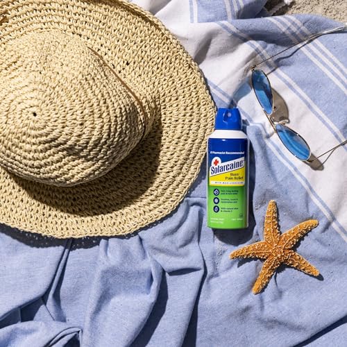 Solarcaine Aloe Sunburn Relief Spray with 4% Lidocaine, 4 oz