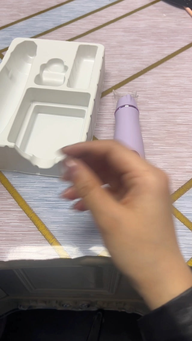 Professional Manicure Pedicure Kit Electric Nail Grinder,10 Speeds Cordless Nail Drill with LED Light, Nail File with LED Display,Wider Grinder for Toenail Hand Feet Care for Women Men