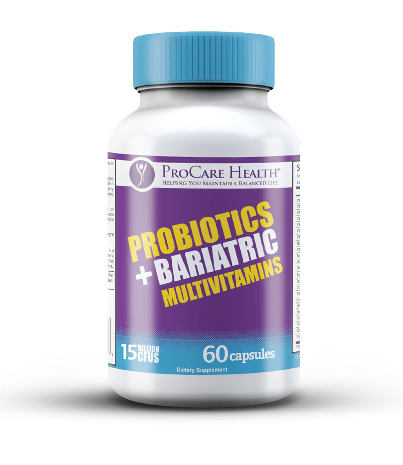 Core-45 + Probiotics Bariatric Multivitamin | Capsule | 60 Ct | 15 Billion CFU Bariatric Probiotic Fast Dissolving Veggie Capsules to Support Gut and Immune Health for Bariatric Patients