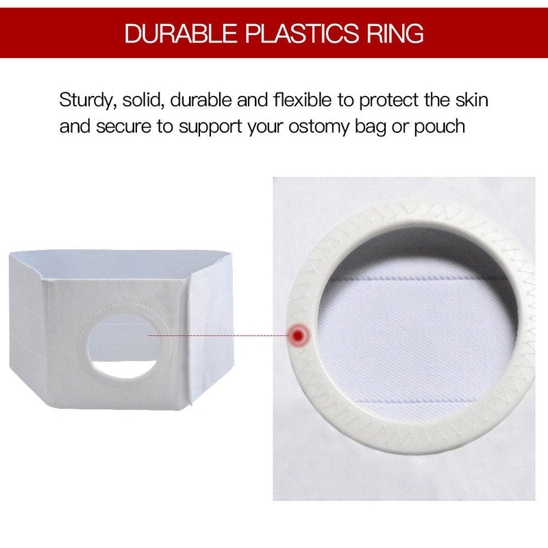 Men Or Women Medical Ostomy Belt Ostomy Hernia Support Belt Abdominal Stoma Binder Brace Abdomen Band Stoma Support (Hole 3.14") for Colostomy Patients to Prevent Parastomal Hernia Stoma Opening (M) Medium (Pack of 1) - BeesActive Australia