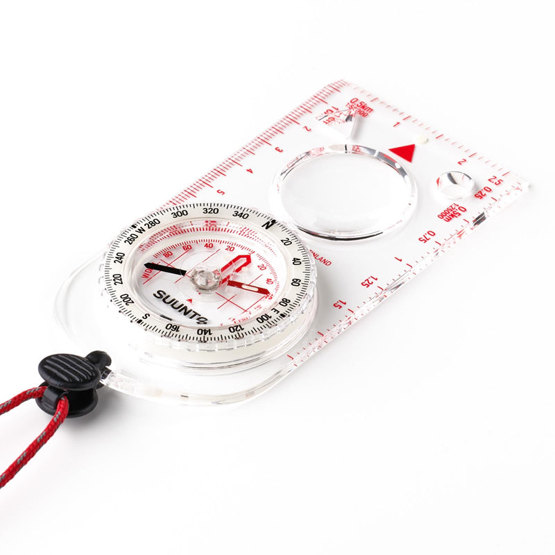 SUUNTO A-30 Compass: Compact, hiking compass with luminous markings in low light Northern Hemisphere USGS UTM - BeesActive Australia