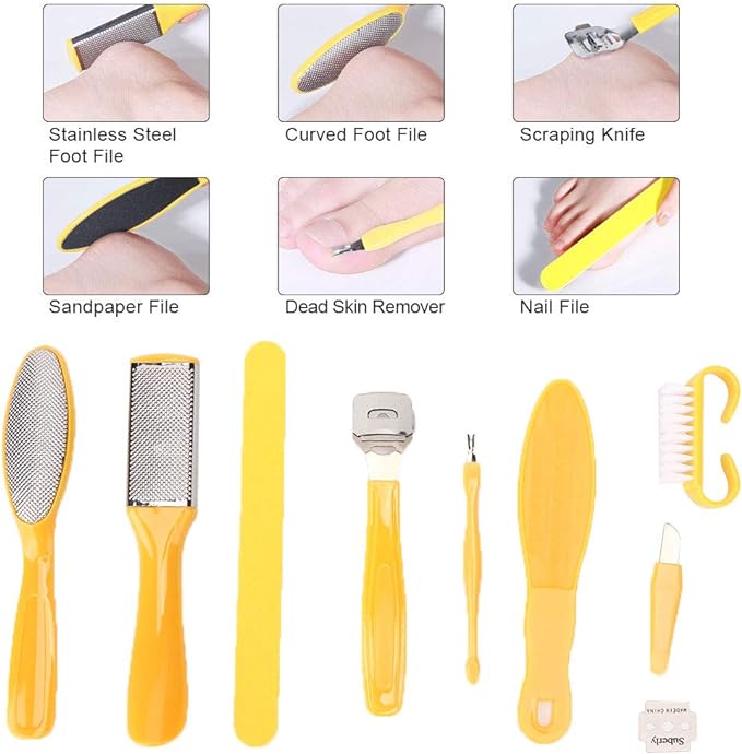 Foot Care, Convenient Lightweight Pedicure Kit, Practical Durability for Dead Skin of Feet - BeesActive Australia