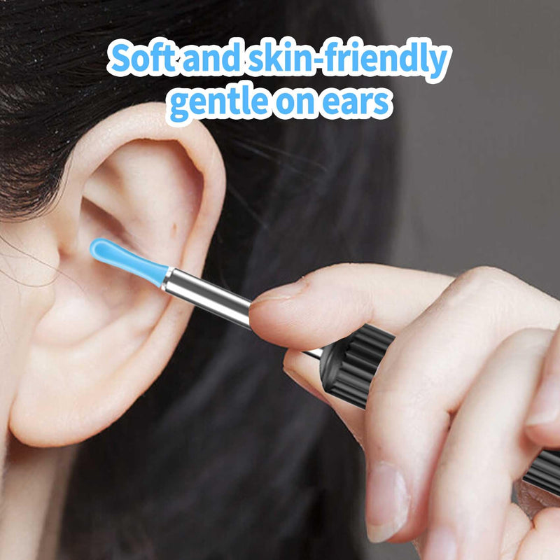 150 Pieces Ear Cleaner Tips Compatible with bebird Replacement Tips Ear (Blue) 150 Pcs Blue - BeesActive Australia