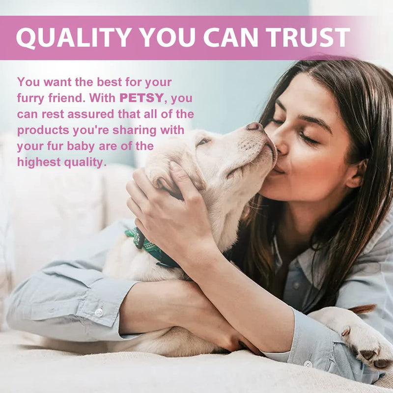 PETSY Multivitamin for Dogs – 20-in-1 Dog Multivitamin Chews with Probiotics, Glucosamine & Chondroitin with Salmon Oil, Biotin & Folic Acid | Joint, Gut, Skin & Immune Support | Natural Treats Salmon Flavour Chews