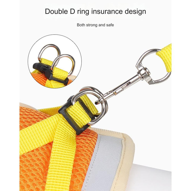 Dog Harness for Small Medium Dogs,No Pull Puppy Harness and Leash Set, Step in Vest Harness for Small Dogs,Adjustable Mesh Dog Harness Puppy Kittens (Purple, XS) Purple - BeesActive Australia