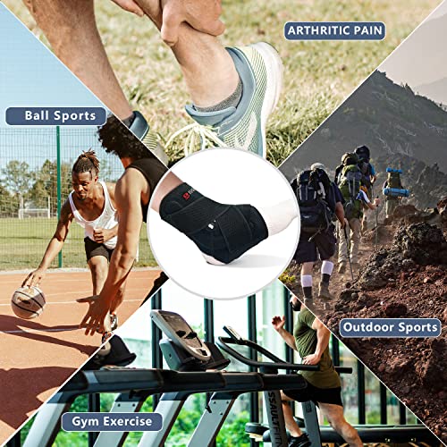 2 Pack Ankle Brace Stabilizers,Ankle Sprain Pain and Discomfort for Men & Women Injury Recovery Ankle Support,for Running Volleyball Basketball(Small) Small