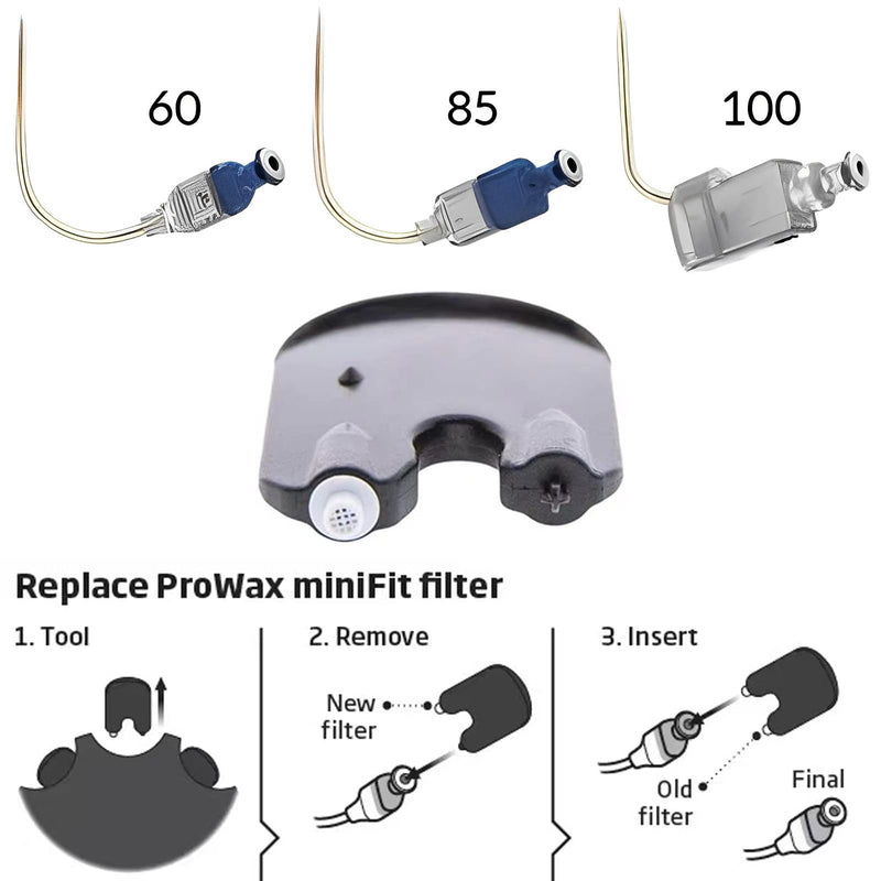 Wax Guards for Oticon ProWax MiniFit Hearing Aid Supplies Replacement Wax Filters, Oticon hearing aid supplies (5 Packs/ 30 Pcs). 5 - BeesActive Australia