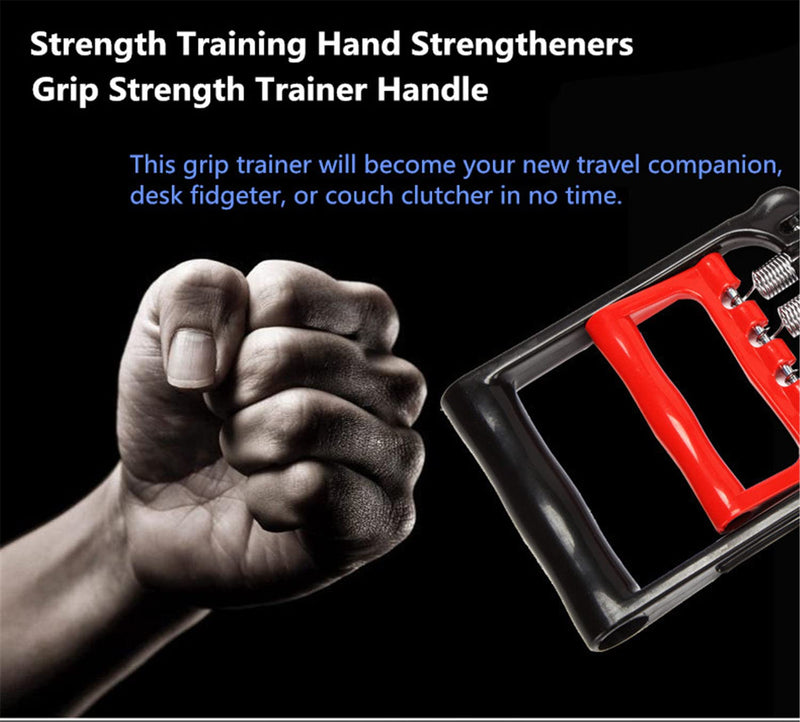 Chest Expander Exercise Resistance Bands Adjustable Hand Gripper Arm Pull Bar Arm Muscle Exerciser with 5 Springs Strength Trainer for Home Gym Muscle Training Exerciser,Red