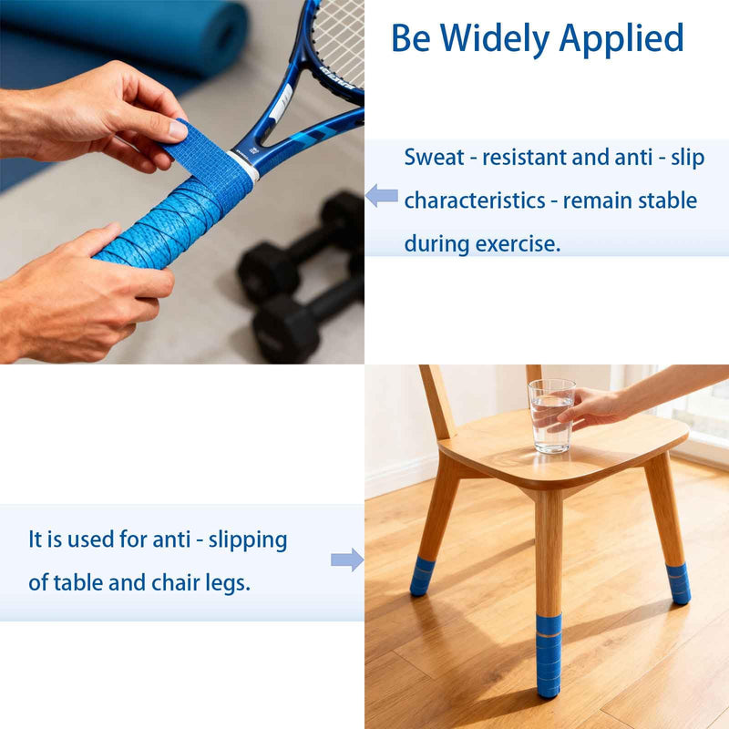 16-Roll 4-Size Self Adhesive Bandage Wrap Set (1, 2, 3, 4 inch x5 Yards) - Professional Elastic Athletic Tape for Medical Bandaging, Sports Support, Home & Pet Care - Blue 1in & 2in & 3in &4in 16 - BeesActive Australia