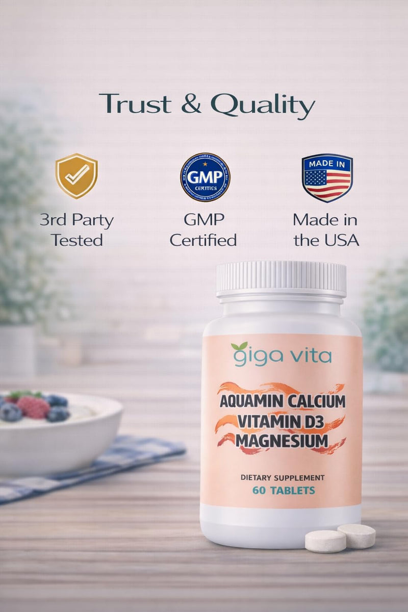 Zinc with Calcium and Magnesium Essential Minerals for Everyday Wellness, 15mg Zinc with 400mg Calcium and 100mg Magnesium 60 Tablets