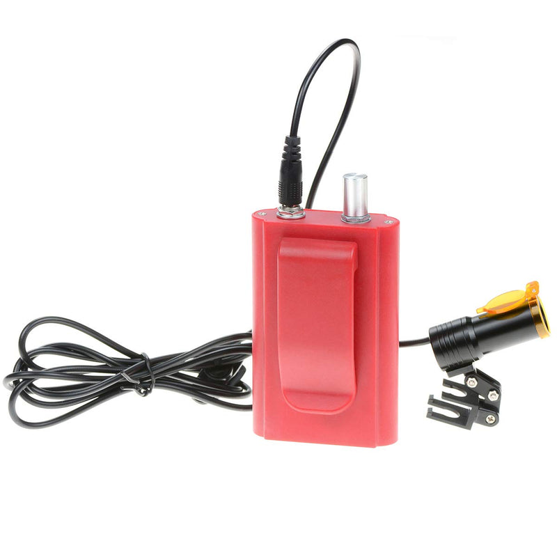 5W LED Headlight Plastic Belt Insert Clip with Filter Waist Hanging On Magnifier Loupes Red Headlamp