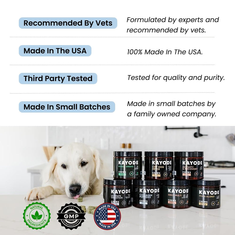 Collagen Puptides - Collagen for Dogs | Premium Dog Joint Supplement | 2X The Amount As Liquid Droppers | Great for Senior & Adult Dogs. Includes Omega 3.