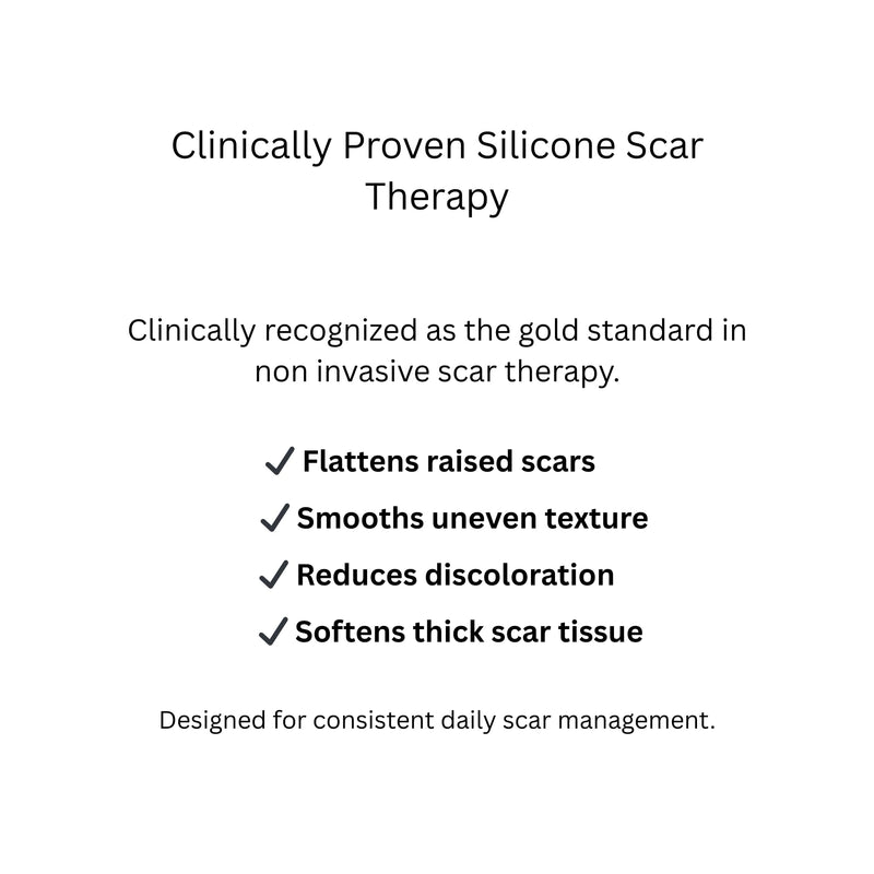 Silicone Scar Tape & Gel Kit for Keloids, Surgery & C Section Scars, Medical Grade Scar Treatment Duo for Hypertrophic, Burn & Injury Scars, Post Surgery Scar Care Set For face and body